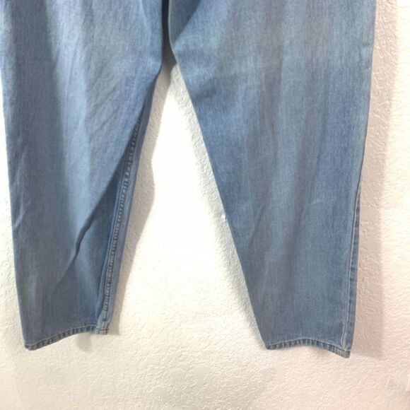 Eddie Bauer Light Wash Sz 14 High Waist Mom Jeans - Picture 7 of 10